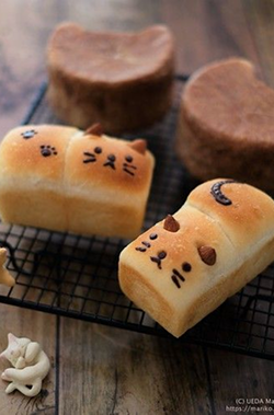 decorated bread